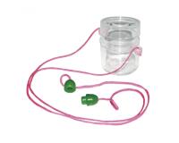 Materiel d observation eduplay boite loupe petit     modele plastique ficelle et   verrou de securite