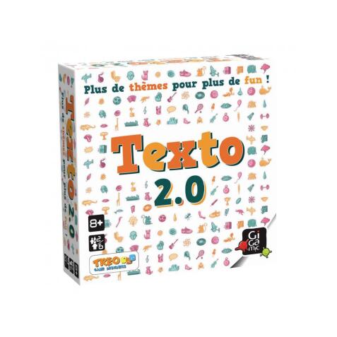 Francais jouer avec les lettres gigamic texto 2.0 10  themes 60 cartes 2 a 6        joueurs