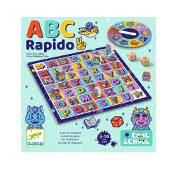 Francais djeco abc rapido jeu de vocalbulaire 1 roue 1      plateau 6 pions 2 a 6 joueurs