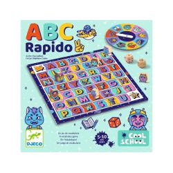 Francais djeco abc rapido jeu de vocalbulaire 1 roue 1      plateau 6 pions 2 a 6 joueurs