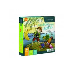 Francais placote la peche aux sons syllabes et rimes 48     poissons bois aimantes 1      canne a peche 6 planches etc