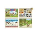 Puzzles nathan eco-citoyens lot de 4 puzzles