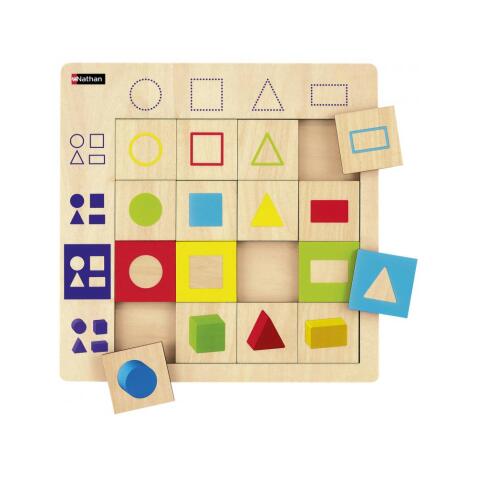 Puzzle luditab nathan formes geometriques