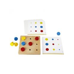 Jeu de manipulation vissacolor nathan 12 modeles