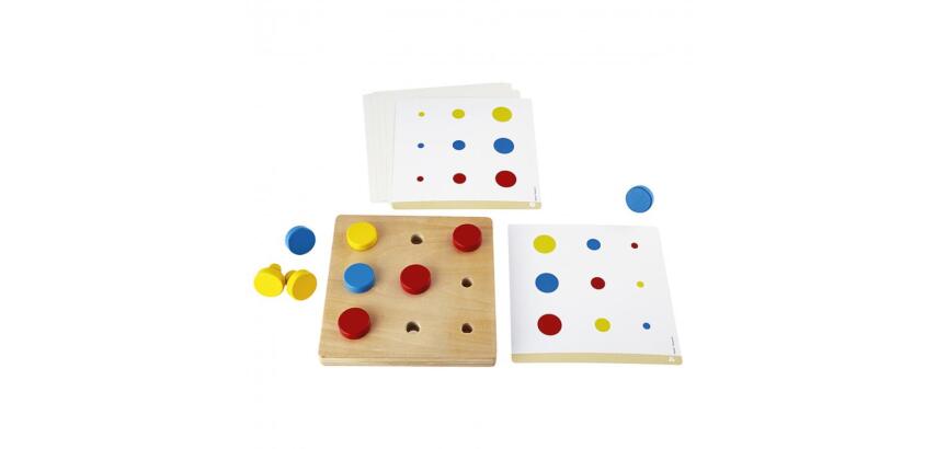 Jeu de manipulation vissacolor nathan 12 modeles