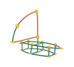 Jeu de construction bambouchicolor 3 dimensions   nathan 268 pieces
