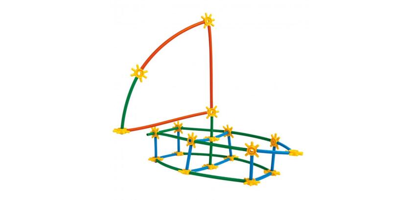 Jeu de construction bambouchicolor 3 dimensions   nathan 268 pieces