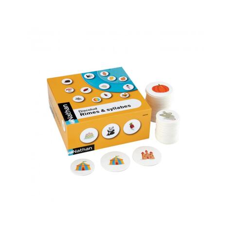 Jeu d'entrainement discolud nathan rimes et syllabes