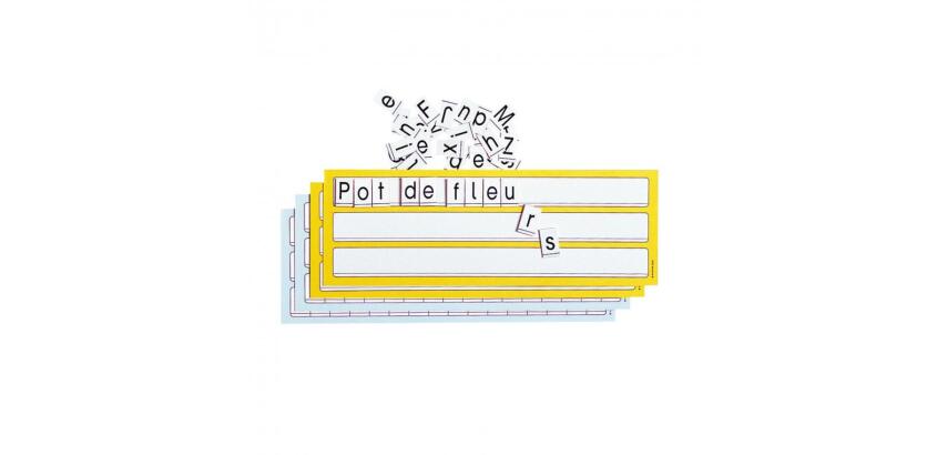 Planches et lettres magnetiques nathan
