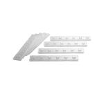 Reglettes pour pions lettres nathan lot de 8