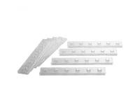 Reglettes pour pions lettres nathan lot de 8