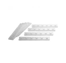 Reglettes pour pions lettres nathan lot de 8