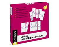 Lettres magnetiques nathan cursives