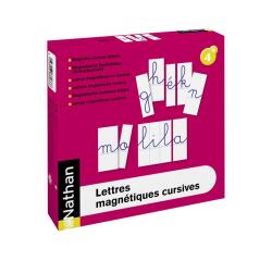 Lettres magnetiques nathan cursives