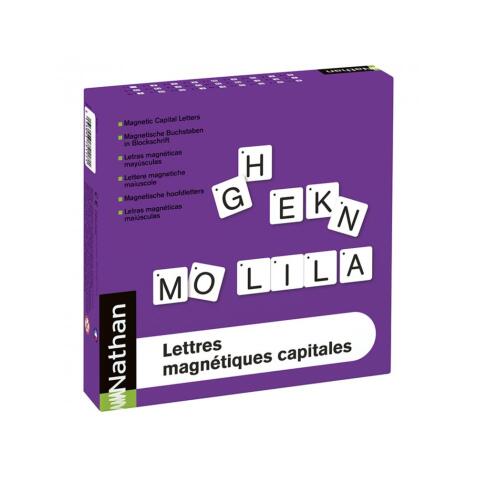 Lettres magnetiques nathan capitales