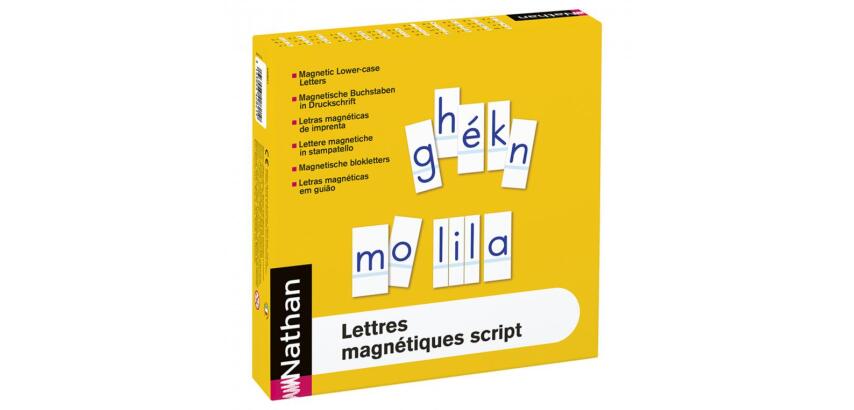 Lettres magnetiques nathan script