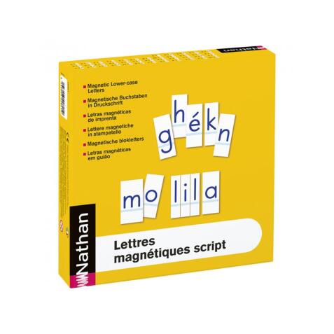 Lettres magnetiques nathan script