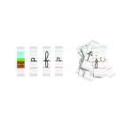 6 lots de 26 lettres magnetiques petit format      nathan
