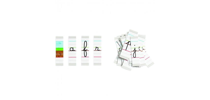 6 lots de 26 lettres magnetiques petit format      nathan