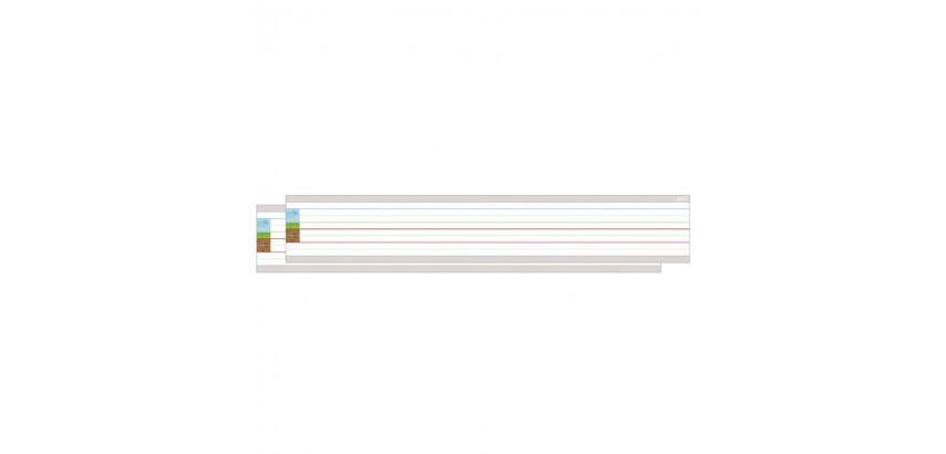 Bande lignee magnetique grand format nathan lot de 2