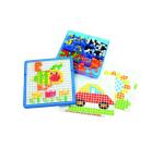 Mosaique puzzle art lap 490 pieces multicolores carrees   ou triangulaire plastique