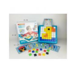 Logical mosaic lap assemblement d images 1 boite de 8 compartiments 1 socle    mosaique 175 elements 20