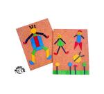Lot de plaques de liege babylon pour le jeu du        marteau 20x22 cm 5 pieces