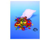 Lot de formes geometriques bois babylon a piquer formes  et coloris assortis 300       pieces