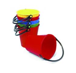 Jeux de sable et d eau faibo seau en plastique incassable  de produits recycle et        recyclable incassable 16x16