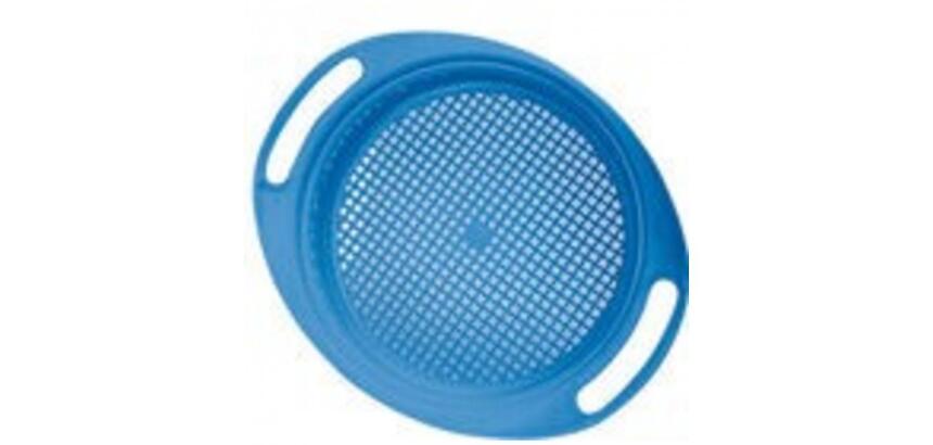 Jeux de sable et d eau faibo tamis plastique incassable de produits recycle et           recyclable incassable 16 cm
