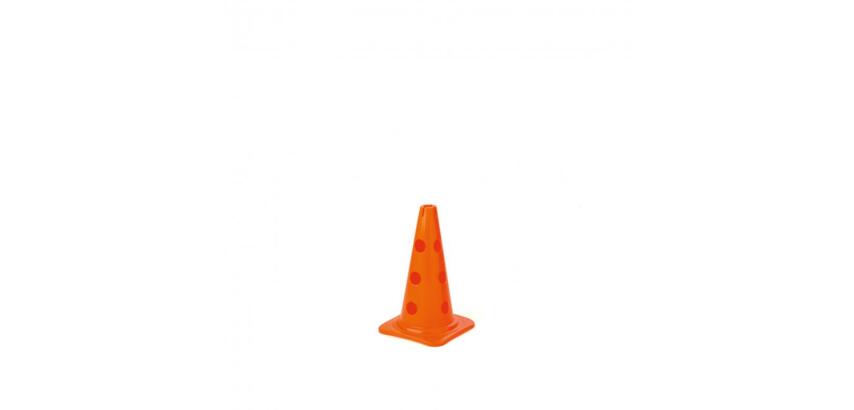 Cones multifonctions tremblay semi souple avec encoche 40cm coloris rouge