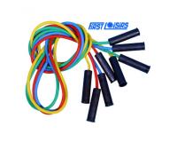 Elastiques cordes a sauter first loisirs cordes a sauter pvc longueur reglable lot de  4