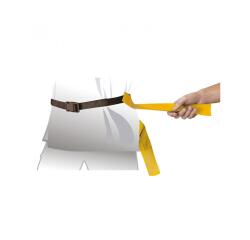 Jeux educatifs tremblay ceinture de marquage reglable iniciation au rugby 2         lanieres coloris rouge