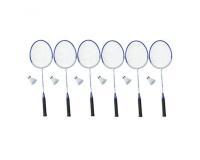 Badminton first loisirs set badminton raquettes           initiationlot de 6 raquettes  et 6 volants