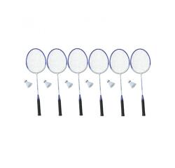 Badminton first loisirs set badminton raquettes           initiationlot de 6 raquettes  et 6 volants