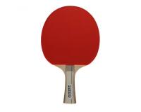 Raquettes tennis de table bois manche ergonomique       caoutchouc picots retournes   coloris assortis