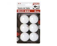 Balles de tennis de table tremblay initiation ecoles et collectivites 40 mm lot de 6  balles
