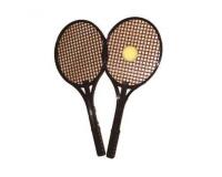 Tennis first loisirs raquette tennis pvc initiation au      tennis legeres lot de 2       raquettes et 1 balle