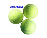 Tennis first loisirs balles de tennis non pressurisees    lot de 3 coloris jaune