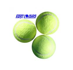 Tennis first loisirs balles de tennis non pressurisees    lot de 3 coloris jaune