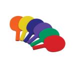 Raquettes tennis de tables first loisirs raquettes       plastiques lot de 6 coloris   assortis