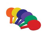 Raquettes tennis de tables first loisirs raquettes       plastiques lot de 6 coloris   assortis