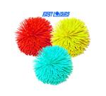 Balles d eveil firts loisirs balles araignees silicone 6   cm lot de 3 coloris assortis