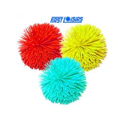 Balles d eveil firts loisirs balles araignees silicone 6   cm lot de 3 coloris assortis