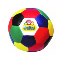 Balles d eveil ballos balle arlequin coloree toucher      agreable souple 16 cm