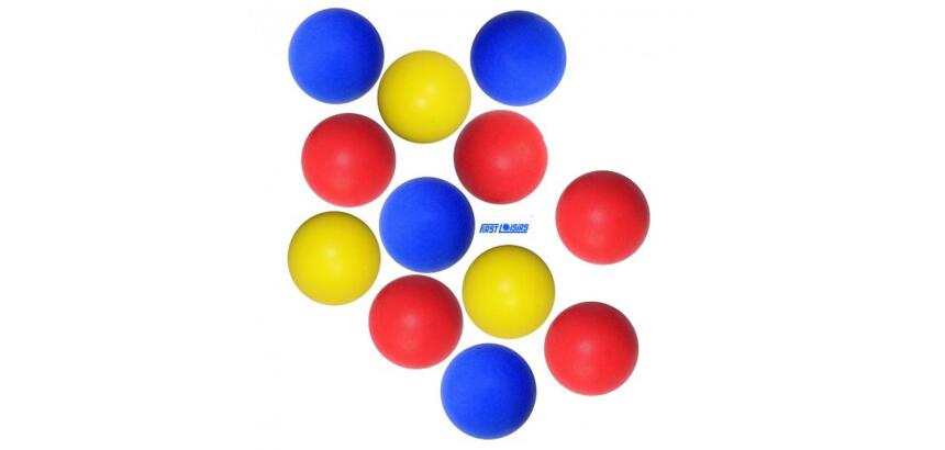 Balles d eveil first loisirs balles mousses 9 cm lot de 12