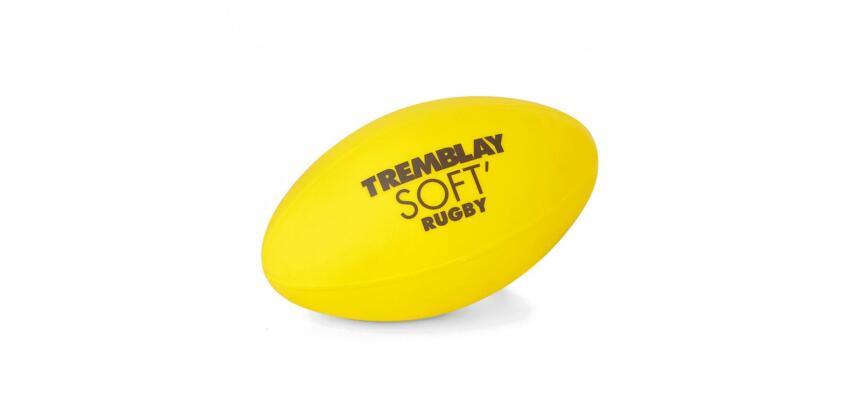 Ballon d eveil tremblay rugby sports collectifs mousse pvc