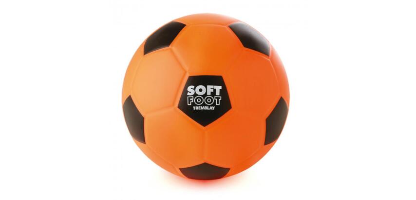 Ballon soft foot tremblay pvc souple robuste 22 cm 300g