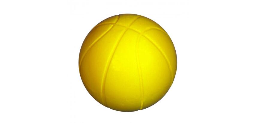 Ballon de basket ball mousse haute densite initiation 20cm 300g