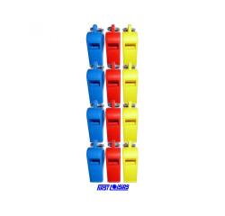 Sifflet first loisirs arbitre pvc coloris assortis